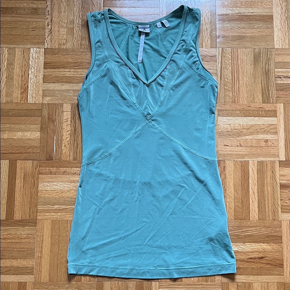 ADIDAS BY STELLA MCCARTNEY Sage Green Training Running Tank Top M
